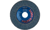 PFERD 67192 Polifan Flap Disc | 7/8" Arbor Hole | 4-1/2" Diameter | Zirconia Alumina 40 Grit | Radial Type | Sold by Box of 10