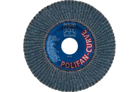 PFERD 67196 Polifan Flap Disc | 7/8" Arbor Hole | 5" Diameter | Zirconia Alumina 40 Grit | Radial Type | Sold by Box of 10