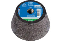 Pferd 61806 SG STONE Conical Cup Wheel | Shape 11 | 5" Diameter | 5/8-11" Arbor Hole | 2" Thickness | Sold by Box of 2