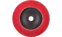 Pferd 61095 Polifan Flap Disc | 5/8-11" Arbor Hole | 7" Diameter | Ceramic Oxide 50 Grit | Type 29 | Sold by Box of 10