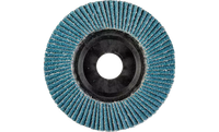 PFERD 68158 Polifan Flap Disc | 5/8-11" Arbor Hole | 4-1/2" Diameter | Zirconia Alumina 40 Grit | Flat | Sold by Box of 10