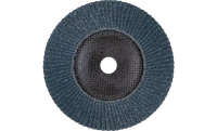 Pferd 62043 Polifan Flap Disc | 5/8-11" Arbor Hole | 7" Diameter | Zirconia Alumina 40 Grit | Type 27 | Sold by Box of 10