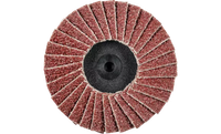Pferd 42912 Mini Polifan Flap Disc | Arbor Hole | 2" Diameter | Aluminum Oxide 40 Grit | Type  CDR | Sold by Box of 10