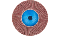 Pferd 42810 Mini Polifan Flap Disc | Arbor Hole | 3" Diameter | Aluminum Oxide 80 Grit | Type CD | Sold by Box of 10