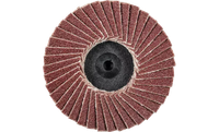 Pferd 42914 Mini Polifan Flap Disc | Arbor Hole | 2" Diameter | Aluminum Oxide 80 Grit | Type  CDR | Sold by Box of 10