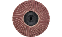 Pferd 42915 Mini Polifan Flap Disc | Arbor Hole | 2" Diameter | Aluminum Oxide 120 Grit | Type  CDR | Sold by Box of 10