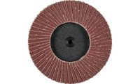 Pferd 42920 Mini Polifan Flap Disc | Arbor Hole | 3" Diameter | Aluminum Oxide 80 Grit | Type  CDR | Sold by Box of 10