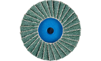 Pferd 42814 Mini Polifan Flap Disc | 2" Diameter | Zirconia Alumina 40 Grit | Type CD | Sold by Box of 10