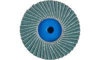 Pferd 42817 Mini Polifan Flap Disc | 2" Diameter | Zirconia Alumina 120 Grit | Type CD | Sold by Box of 10