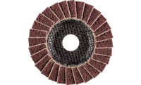 Pferd 43274 Polivlies Flap Disc | 4-1/2" Diameter | 7/8" Arbor Hole | Aluminum Oxide 180 Grit | Sold by Box of 5