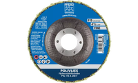 Pferd 43275 Polivlies Flap Disc | 4-1/2" Diameter | 7/8" Arbor Hole | Aluminum Oxide 240 Grit | Sold by Box of 5