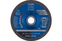 Pferd 63208 SG STEELOX Type 27 Cut-Off Wheel | 6" Diameter | 7/8" Arbor Hole | 3/32" Thickness | Sold by Box of 25