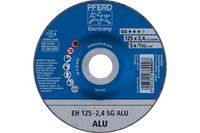 Pferd 63133 ALU SG Type 27 Cut-Off Wheel | 5" Diameter | 7/8" Arbor Hole | 3/32" Thickness | Sold by Box of 25