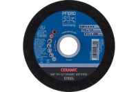 Pferd 63657 CERAMIC SGP STEEL Type 1 Cut-Off Wheel | 4-1/2" Diameter | 7/8" Arbor Hole | .040" Thickness | Sold by Box of 25