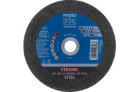 Pferd 63664 CERAMIC SGP STEEL Type 1 Cut-Off Wheel | 7" Diameter | 7/8" Arbor Hole | .045" Thickness | Sold by Box of 25