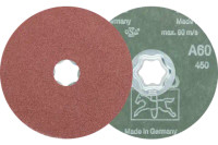 Pferd 40094 COMBICLICK Fiber Disc | 4-1/2" Diameter | Aluminum Oxide 60 Grit | Sold by Box of 25