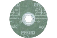 Pferd 40095 COMBICLICK Fiber Disc | 4-1/2" Diameter | Aluminum Oxide 80 Grit | Sold by Box of 25