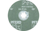 Pferd 40102 COMBICLICK Fiber Disc | 5" Diameter | Aluminum Oxide 60 Grit | Sold by Box of 25