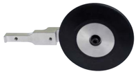 Dynabrade Dynafile III Contact Arm Assembly | 11702 | 4" D x 1/2" W | Rubber Wheel