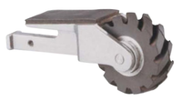 Dynabrade Dynafile III Contact Arm Assembly | 15356 | 2" D x 5/8" W | Rubber Wheel | 1" W Platen