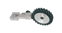 Dynabrade Dynabelter 11684 Contact Arms | 4" D x 5/8" W | Rubber Wheel