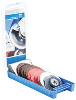 Pferd Surface Finishing Set | Pferd 5" COMBICLICK Disc | 5/8-11 Threaded Backing Pad
