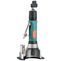 Dynabrade 52418 3" Straight-Line Central Vacuum Flush Cut-Off Wheel Tool | 0.7 HP | 20,000 RPM | Rear Exhaust | 3/8" Collet