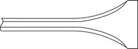 Ingersoll Rand WF-14C-012 Scaling Chisel | 2" Wide | 12" Length | Box of 5