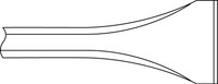 Ingersoll Rand WF-14A-007 Spoon Scaler Chisel | 7" Length | Box of 5