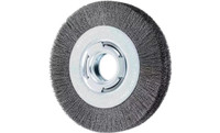 PFERD 81112 Medium Face Crimped Wire Wheel | 6" Diameter | 1-1/16" Width | Carbon Steel Wire