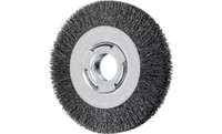 PFERD 81116 Medium Face Crimped Wire Wheel | 6" Diameter | 1-1/16" Width | Carbon Steel Wire