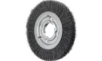 PFERD 81127 Medium Face Crimped Wire Wheel | 8" Diameter | 1" Width | Carbon Steel Wire