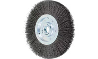 PFERD 81140 Medium Face Crimped Wire Wheel | 12" Diameter | 1-1/2" Width | Carbon Steel Wire