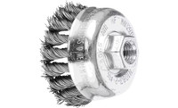 PFERD 82224 Knot Cup Brush | 2-3/4" Diameter | Carbon Steel Wire | Box of 5