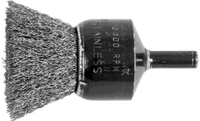 PFERD 82991 Crimped Wire End Brush | 1" Diameter | Stainless Steel Wire | Box of 10