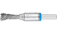 PFERD 83284 Knot Singletwist End Brush | 1/4" Diameter | Stainless Steel Wire - Coated Cup | Box of 10