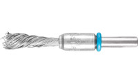PFERD 83285 Knot Singletwist End Brush | 1/4" Diameter | Stainless Steel Wire - Coated Cup | Box of 10