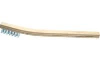 85055 Staple Set Wooden Handle Scratch Brush | Stainless Steel Wire | Box of 36
