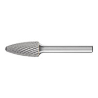 PFERD 24723 Carbide Bur | SCTI SF-5 | Tree Shape F with Radius End | 1/4" Shank | Diamond Cut