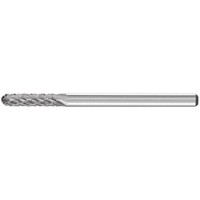 PFERD 23192 Carbide Bur | SCTI SC-42 | Cylindrical Shape C with Radius End | 1/8" Shank | Double Cut