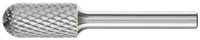 PFERD 24463 Carbide Bur | SCTI SC-5 | Cylindrical Shape C with Radius End | 1/4" Shank | Diamond Cut