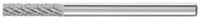 PFERD 23122 Carbide Bur | SCTI SA-43 | Cylindrical Shape A with Plain End (Uncut) | 1/8" Shank | Double Cut