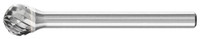 PFERD 23261 Carbide Bur | SCTI SD-53 | Ball Shape D | 1/8" Shank | Single Cut