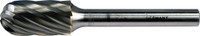 PFERD 24465 Carbide Bur | SCTI SC-5 | Cylindrical Shape C with Radius End | 1/4" Shank | Aluminum Cut