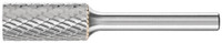 PFERD 22156 Carbide Bur | SCTI SA-5 | Cylindrical Shape A with Plain End (Uncut) | 1/4" Shank | TOUGH Cut