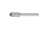 PFERD 24428 Carbide Bur | SCTI SC-3 | Cylindrical Shape C with Radius End | 1/4" Shank | STEEL Cut