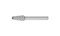 PFERD 25157 Carbide Bur | SCTI SL-3 | 14 Degree Taper Shape L with Radius End | 1/4" Shank | INOX Cut