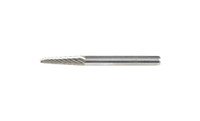 PFERD 23451 Carbide Bur | 1/8" Diameter | SCTI SL-42 | 14 Degree Taper Shape L with Radius End | Single Cut