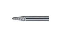 PFERD 25131 Carbide Bur | 1/4" Diameter | SCTI SL-1 | 14 Degree Taper Shape L with Radius End | Single Cut