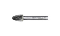 PFERD 24732 Carbide Bur | 1/2" Diameter | SCTI SF-13 | Tree Shape F with Radius End | Double Cut